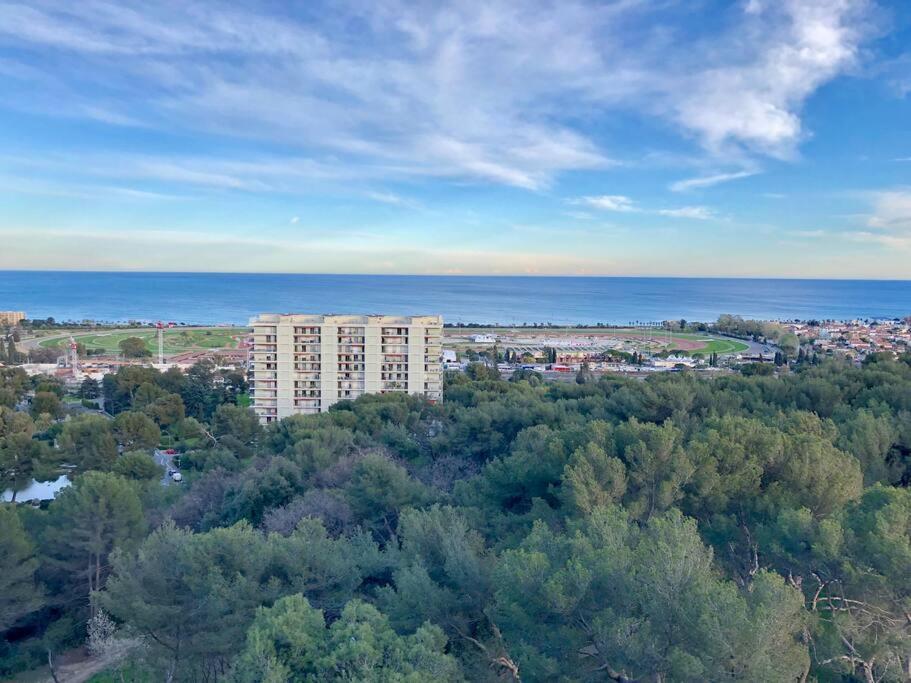2-Room 60 M², Panoramic View, 2 Balconies, 50M Pool Cagnes-sur-Mer Exterior photo